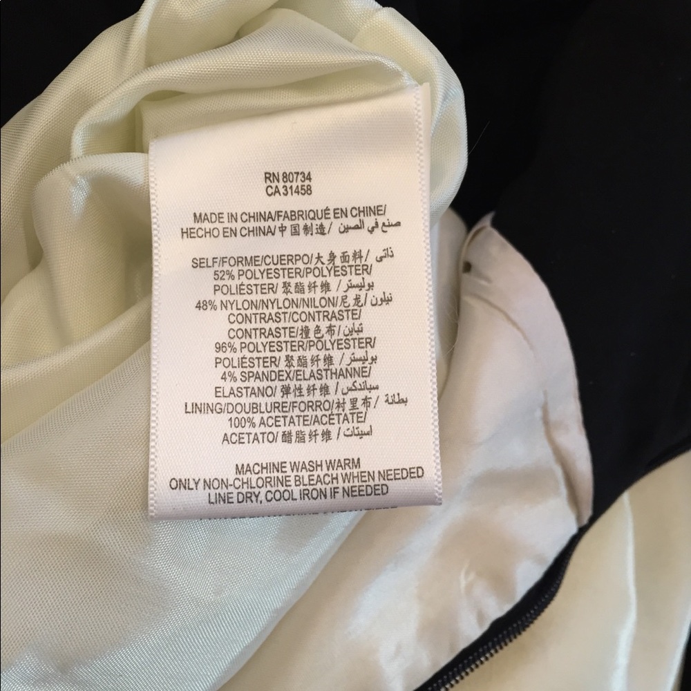 Max and Cleo black and beige romantic dress size 4 - Picture 8 of 8